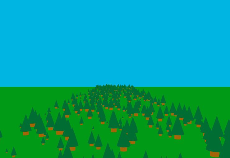 primitive landscape (genuary 6)