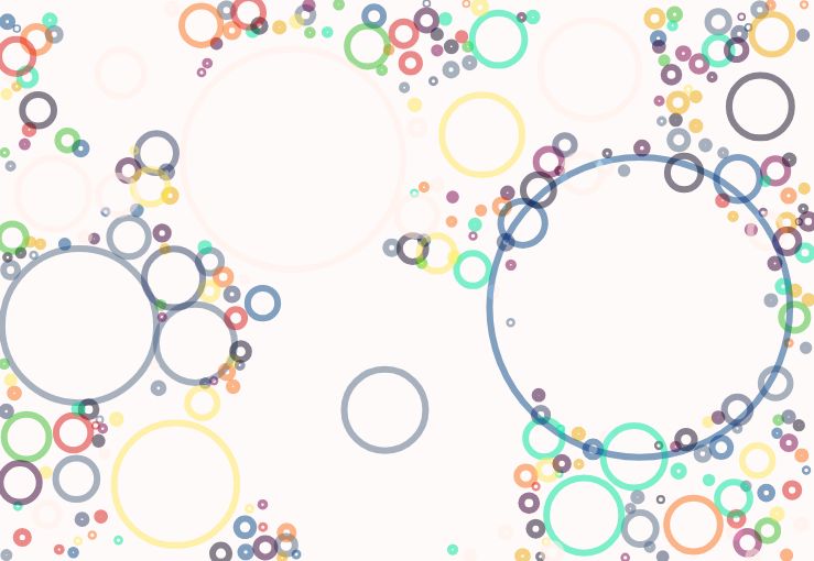 Circle packing, randomized output