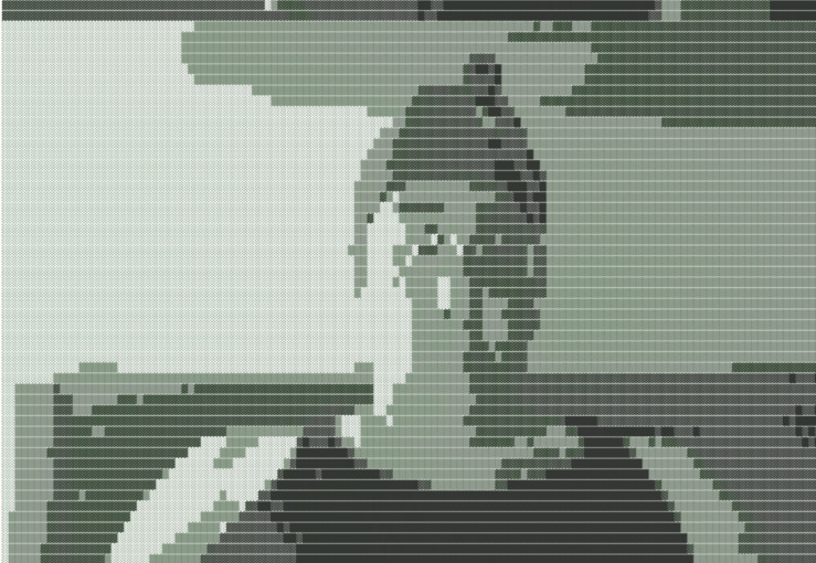 ASCII video with some color
